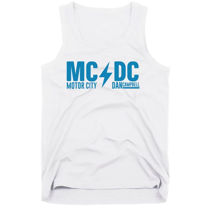 MCDC Motor City Dan Campbell Funny Football Tank Top