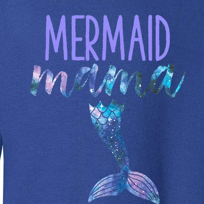 Mermaid Mama Cute Funny Matching Mermaid Birthday Party Toddler Sweatshirt