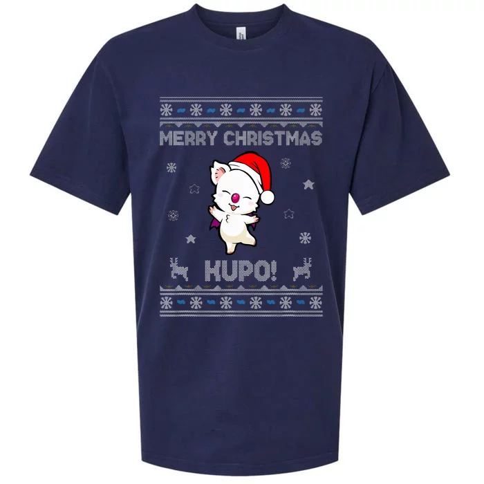 Moogle Merry Christmas Kupo! Sueded Cloud Jersey T-Shirt