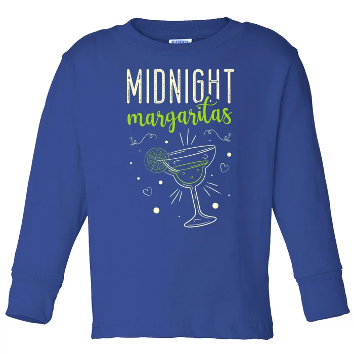 Midnight Margaritas Cinco De Mayo Margarita Lover Gift Toddler Long Sleeve Shirt