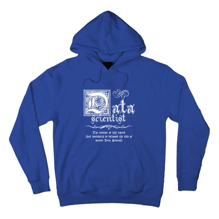 Medieval Master Data Scientist Gift Tall Hoodie