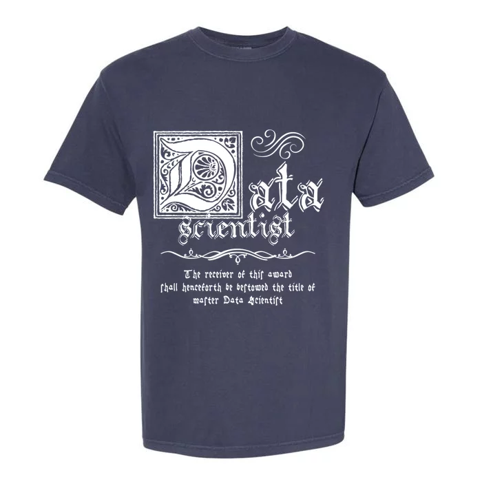 Medieval Master Data Scientist Gift Garment-Dyed Heavyweight T-Shirt