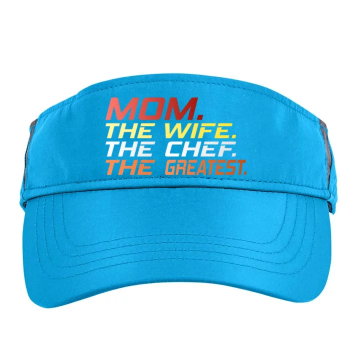 Mom Mother's Day Mother Wife Greatest Chef Gift Adult Drive Performance Visor