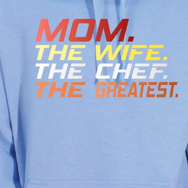 Mom Mother's Day Mother Wife Greatest Chef Gift Unisex Surf Hoodie