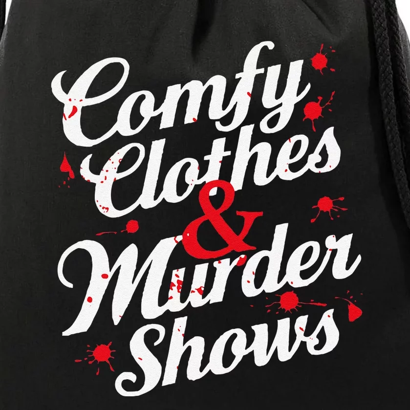 Murder Mystery Detective Documentary True Crime Drawstring Bag