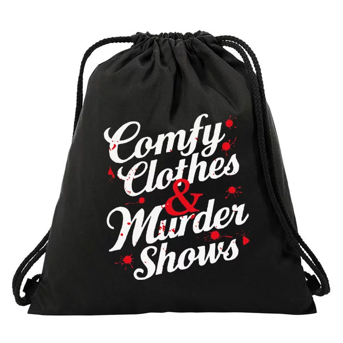 Murder Mystery Detective Documentary True Crime Drawstring Bag