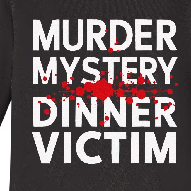 Murder Mystery Detective Documentary True Crime Baby Long Sleeve Bodysuit