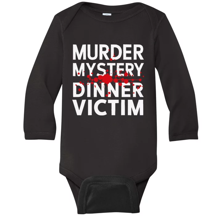 Murder Mystery Detective Documentary True Crime Baby Long Sleeve Bodysuit