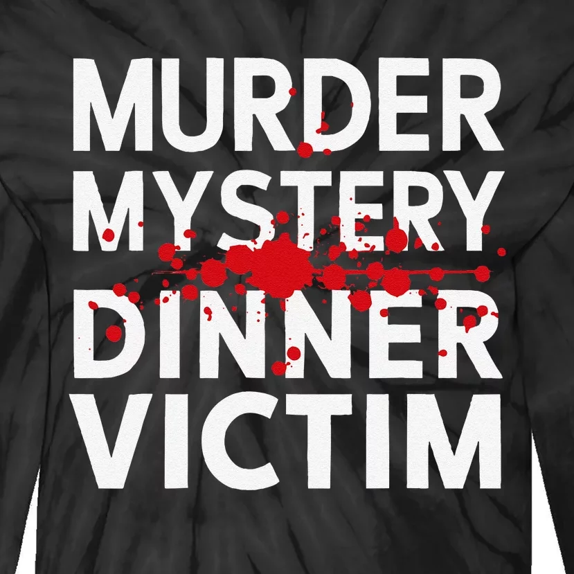 Murder Mystery Detective Documentary True Crime Tie-Dye Long Sleeve Shirt