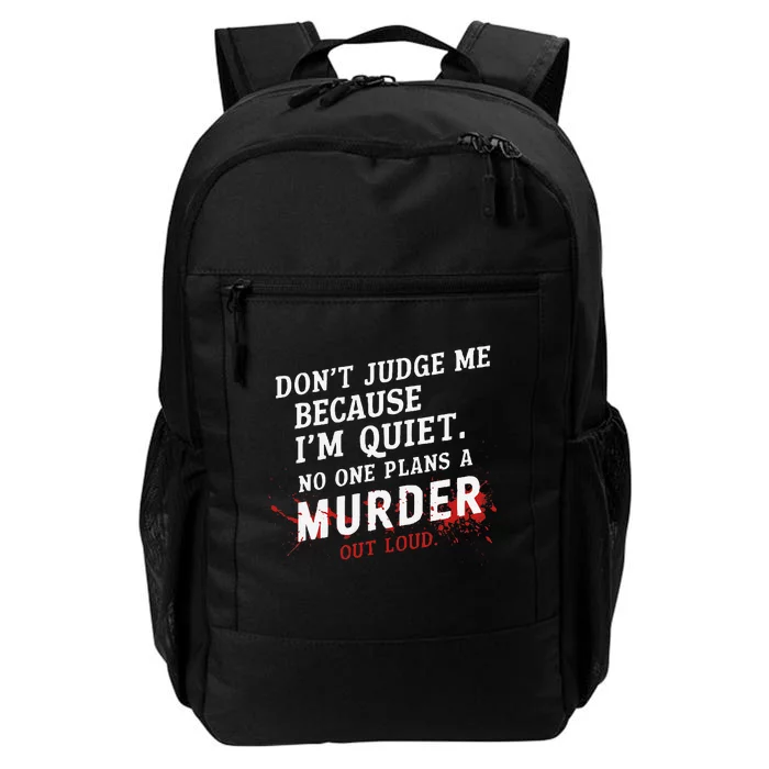 Murder Mystery Detective Documentary True Crime Daily Commute Backpack