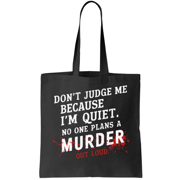 Murder Mystery Detective Documentary True Crime Tote Bag