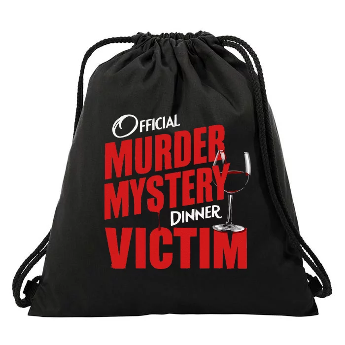 Murder Mystery Detective Documentary True Crime Drawstring Bag