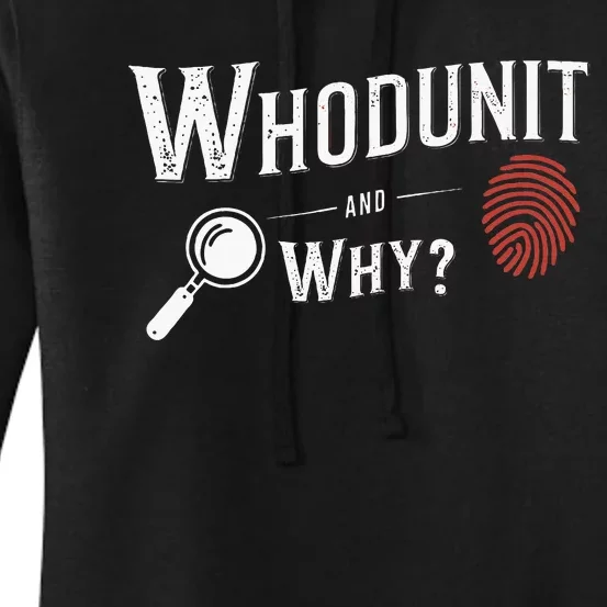 Murder Mystery Dinner Outfit Party Detective Mystery Women's Pullover Hoodie