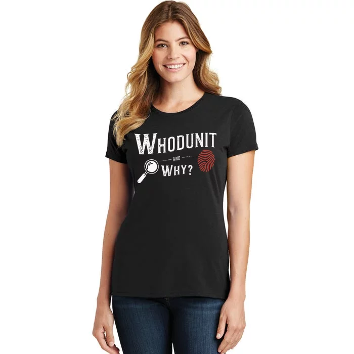 Murder Mystery Dinner Outfit Party Detective Mystery Women's T-Shirt