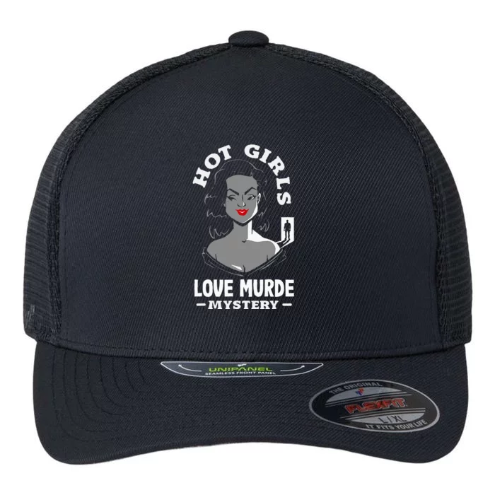 Murder Mystery Dinner Playing Victim Crime Dinner Flexfit Unipanel Trucker Cap