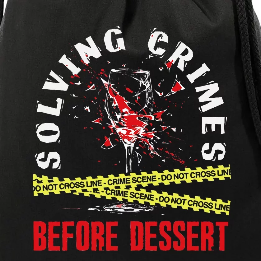 Murder Mystery Dinner Playing Victim Crime Dinner Drawstring Bag