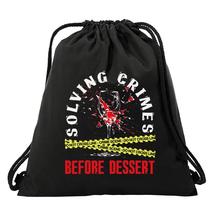 Murder Mystery Dinner Playing Victim Crime Dinner Drawstring Bag