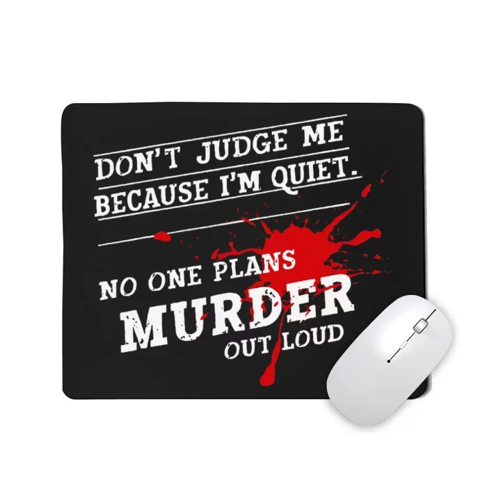 Murder Mystery Detective Documentary True Crime Mousepad