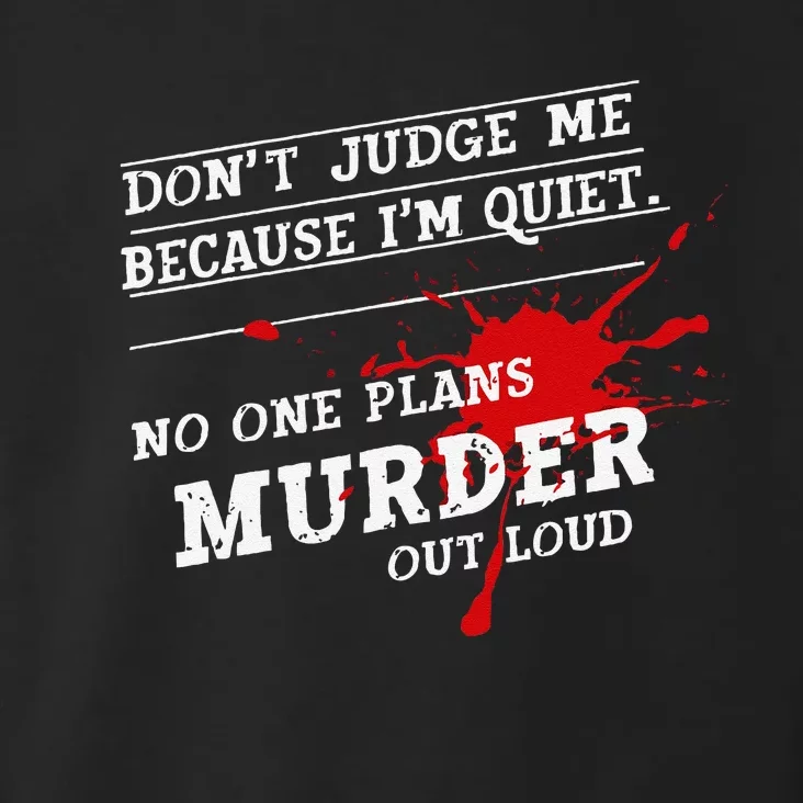 Murder Mystery Detective Documentary True Crime Toddler Hoodie