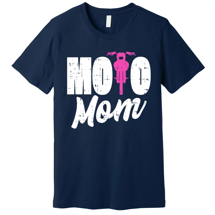 Motorcycle Motocross Dirt Bike Racing Moto Mom Gift Premium T-Shirt