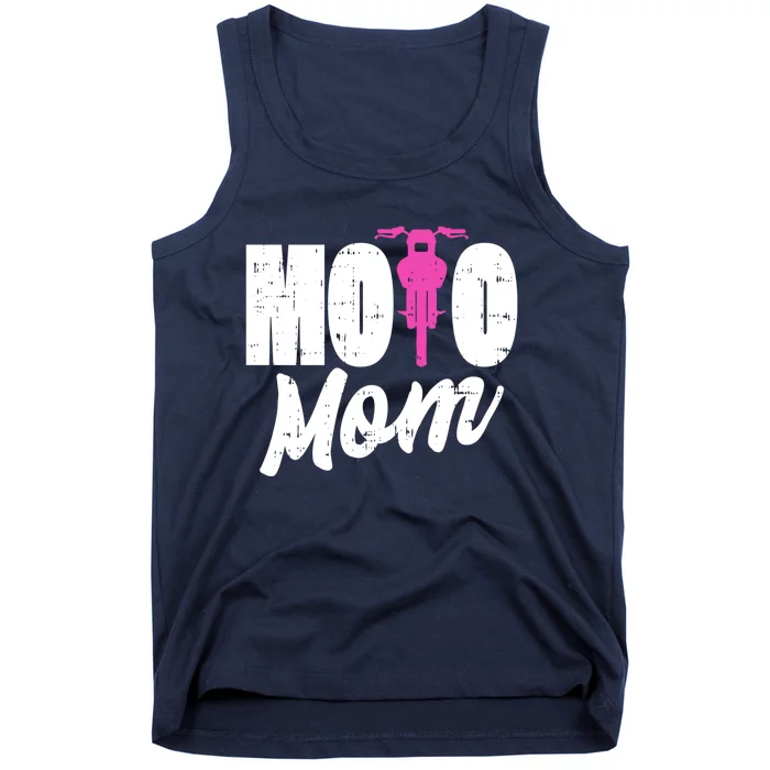 Motorcycle Motocross Dirt Bike Racing Moto Mom Gift Tank Top