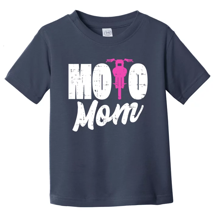 Motorcycle Motocross Dirt Bike Racing Moto Mom Gift Toddler T-Shirt