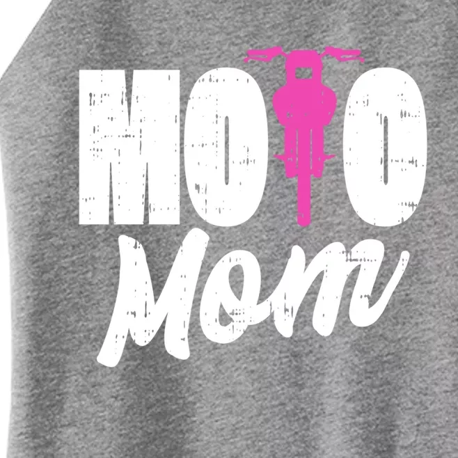 Motorcycle Motocross Dirt Bike Racing Moto Mom Gift Women’s Perfect Tri Rocker Tank