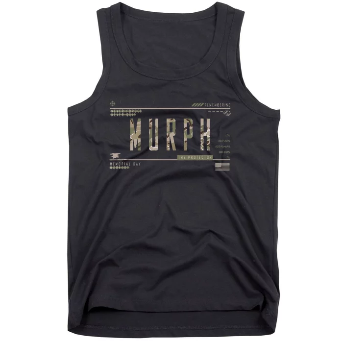 Murph Memorial Day Workout Wod Badass Military Workout Gift Tank Top