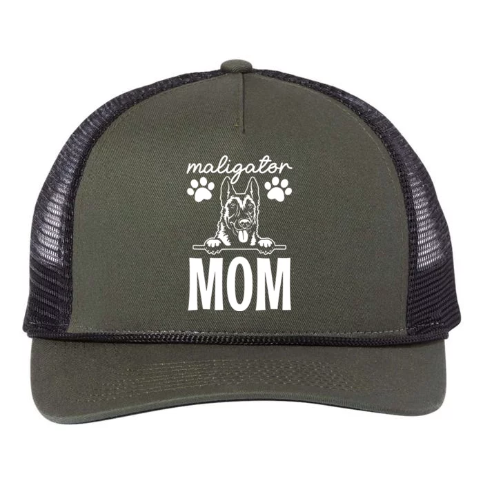 Maligator Mom Dog Retro Rope Trucker Hat Cap