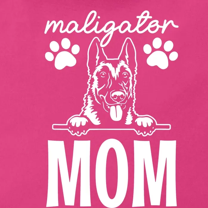 Maligator Mom Dog Zip Tote Bag