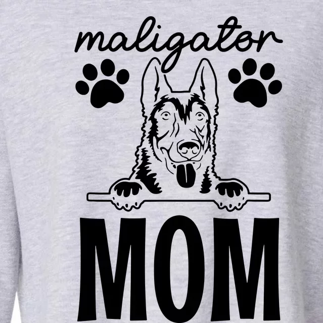 Maligator Mom Dog Cropped Pullover Crew