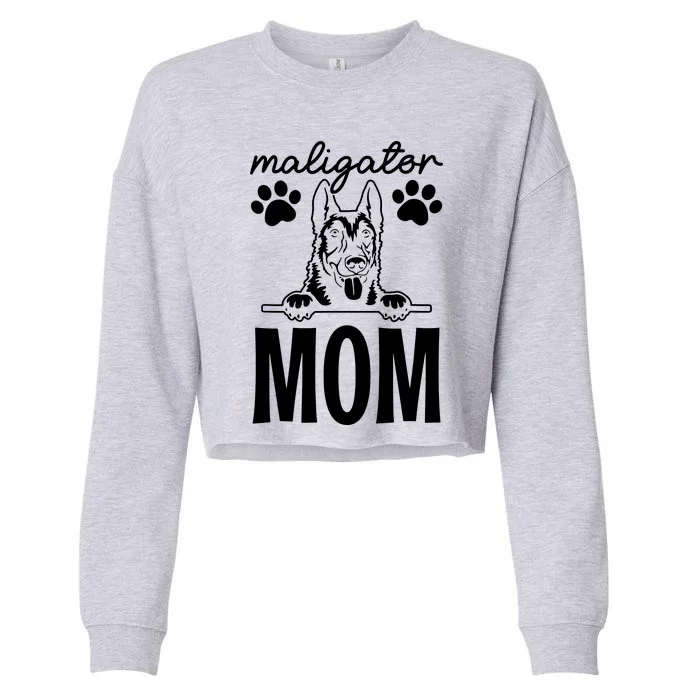 Maligator Mom Dog Cropped Pullover Crew