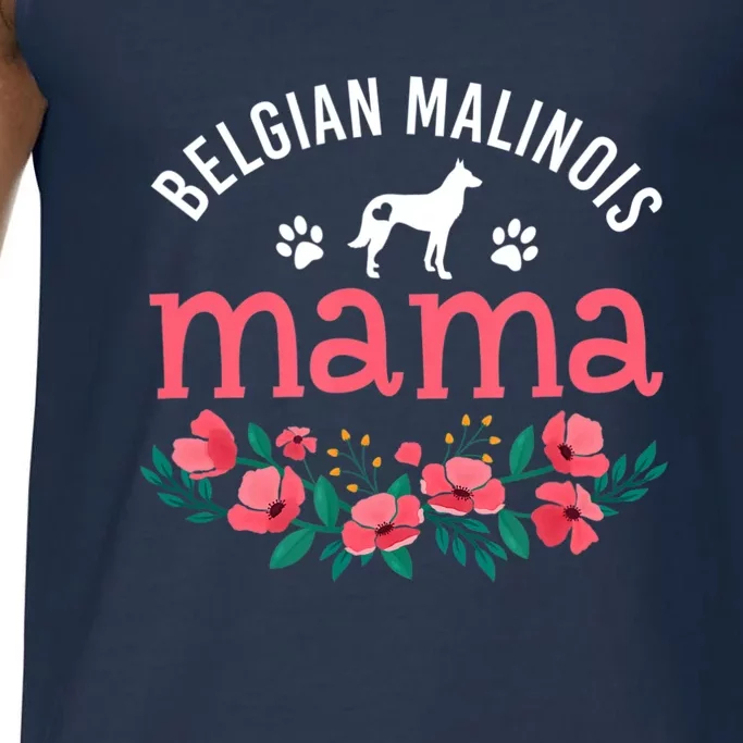 Malinois Mama Dog Women Belgian Malinois Dog Lover Mom Comfort Colors® Tank Top