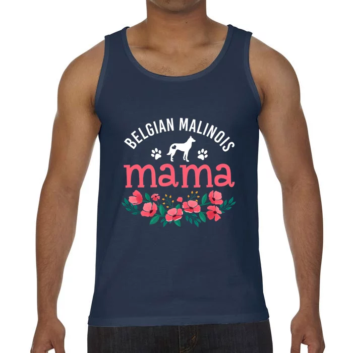 Malinois Mama Dog Women Belgian Malinois Dog Lover Mom Comfort Colors® Tank Top