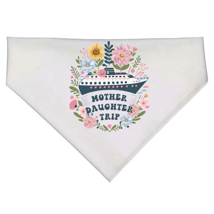 Matching Mother Daughter Cruise Family Trip USA-Made Doggie Bandana