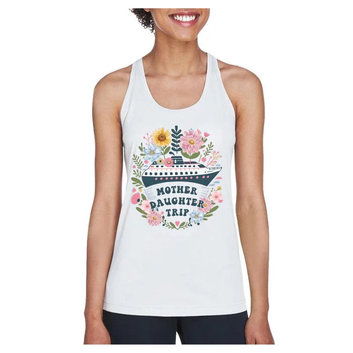 Matching Mother Daughter Cruise Family Trip Women's Racerback Tank