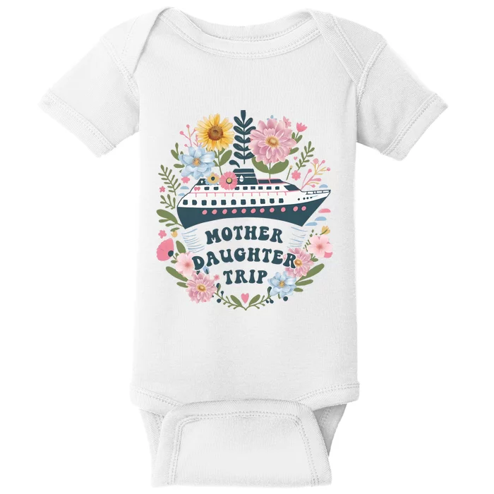 Matching Mother Daughter Cruise Family Trip Baby Bodysuit