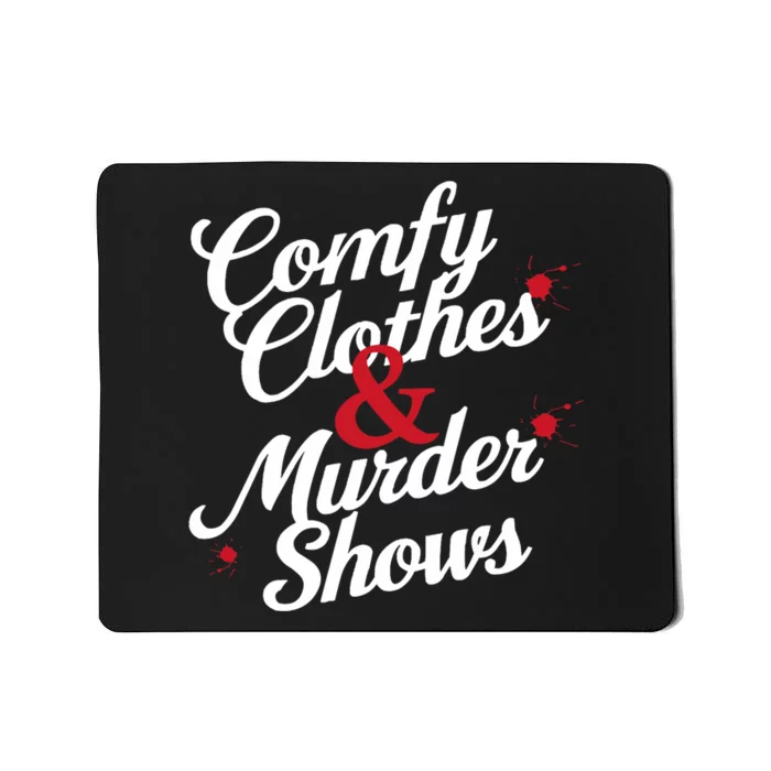 Murder Mystery Detective Documentary True Crime Mousepad