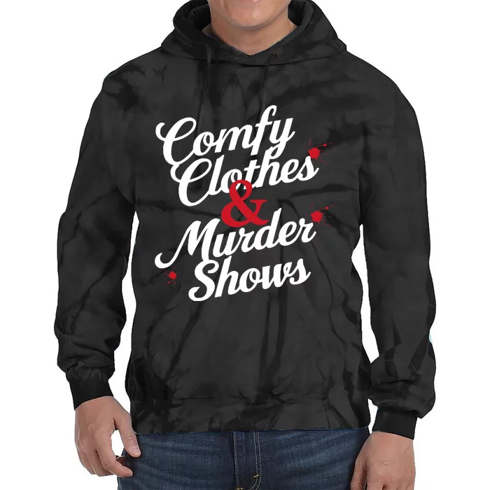 Murder Mystery Detective Documentary True Crime Tie Dye Hoodie