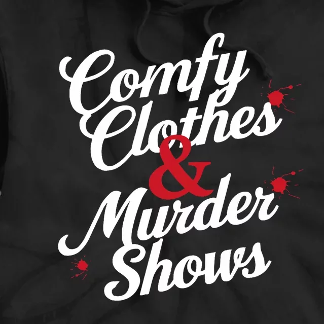 Murder Mystery Detective Documentary True Crime Tie Dye Hoodie