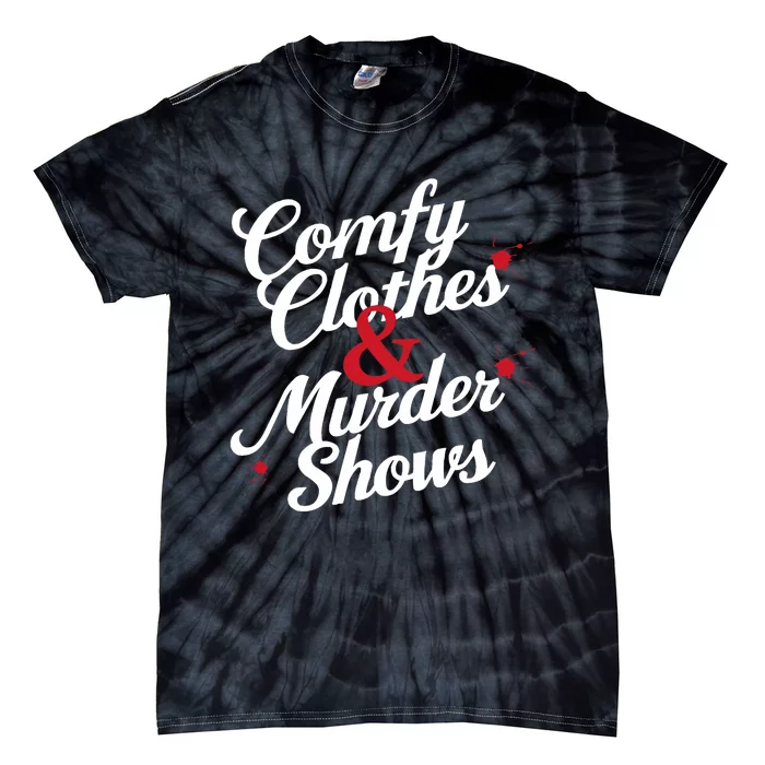 Murder Mystery Detective Documentary True Crime Tie-Dye T-Shirt