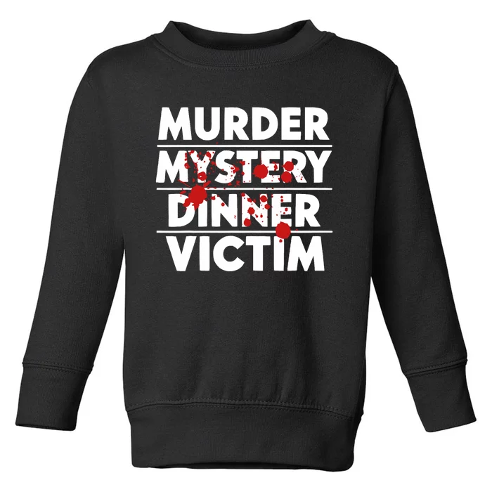 Murder Mystery Detective Documentary True Crime Toddler Sweatshirt