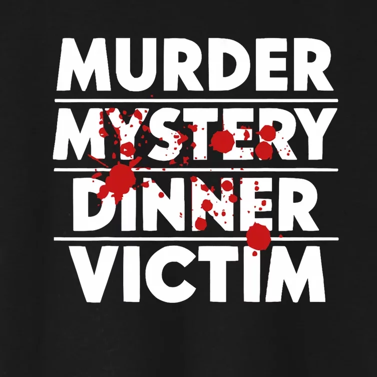 Murder Mystery Detective Documentary True Crime Women's Crop Top Tee