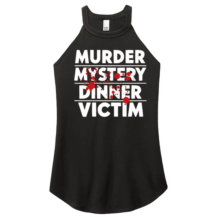 Murder Mystery Detective Documentary True Crime Women’s Perfect Tri Rocker Tank