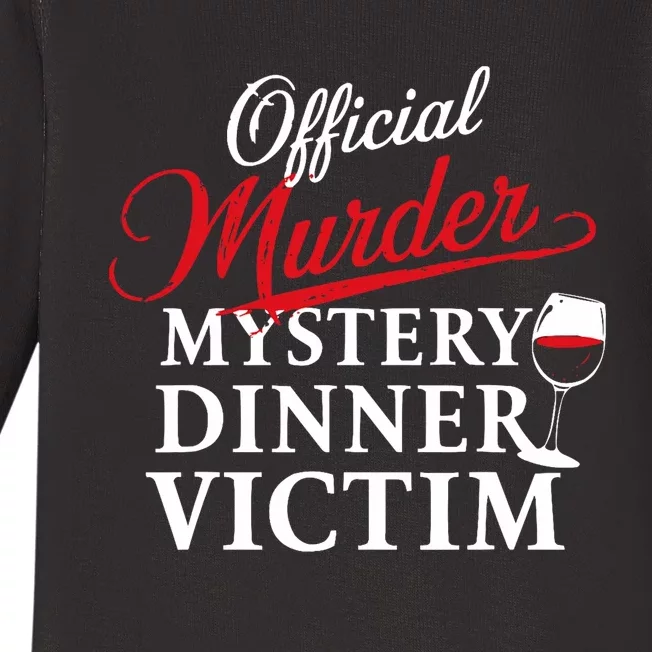 Murder Mystery Detective Documentary True Crime Baby Long Sleeve Bodysuit