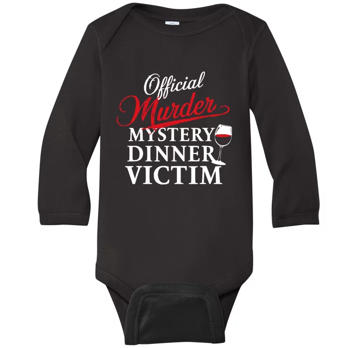 Murder Mystery Detective Documentary True Crime Baby Long Sleeve Bodysuit