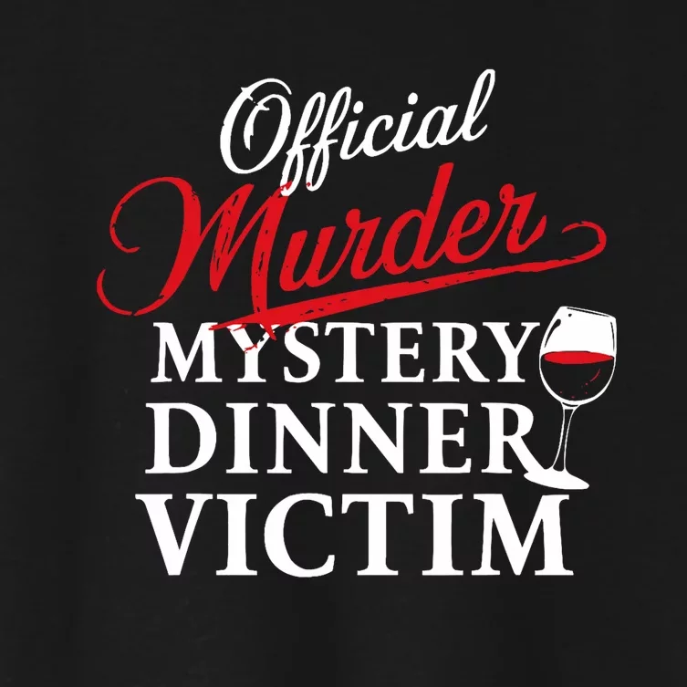 Murder Mystery Detective Documentary True Crime Women's Crop Top Tee