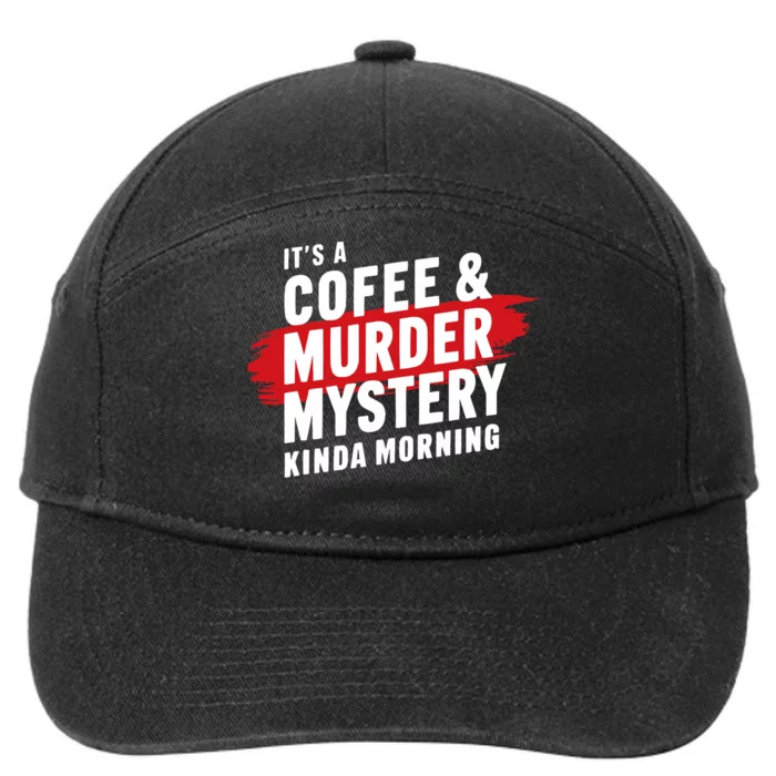 Murder Mystery Detective Documentary True Crime 7-Panel Snapback Hat