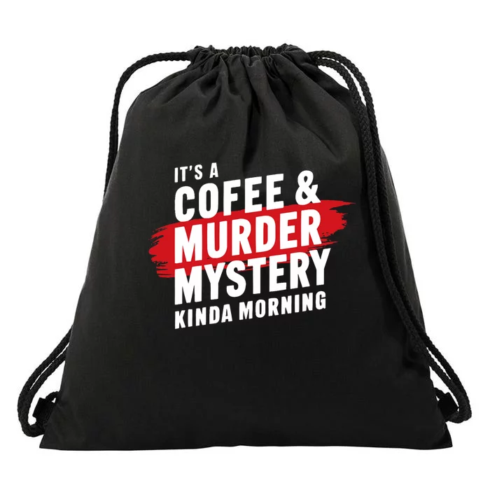 Murder Mystery Detective Documentary True Crime Drawstring Bag