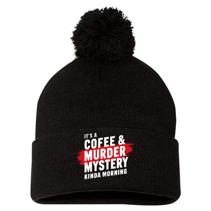 Murder Mystery Detective Documentary True Crime Pom Pom 12in Knit Beanie